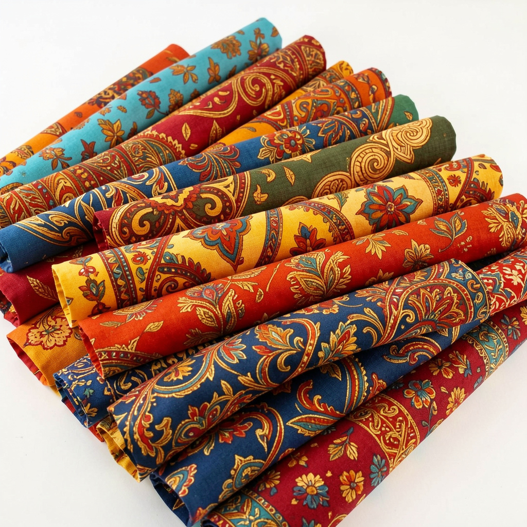 Stoffen bundel met verschillende patronen